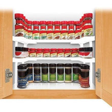 Load image into Gallery viewer, Spice Rack and Stackable Shelf 2 Layers Adjustable Countertop Organizer for Cabinet
